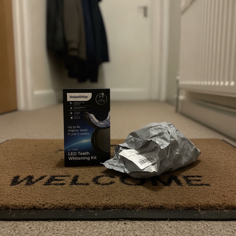 The box on my doormat, Friday morning